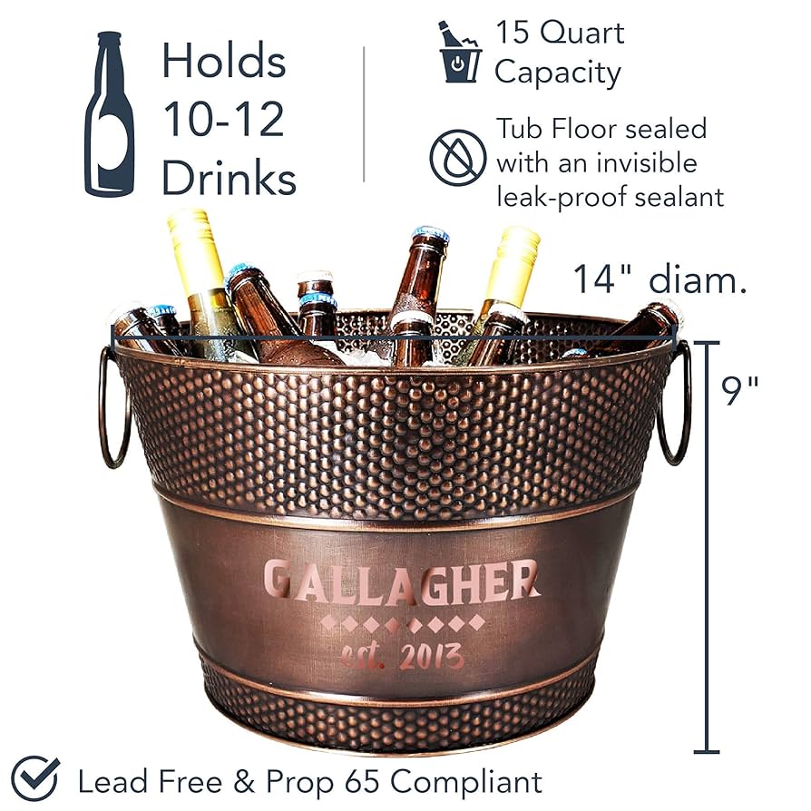 Amazon.com: BREKX Personalized Old Tavern Copper-Finish